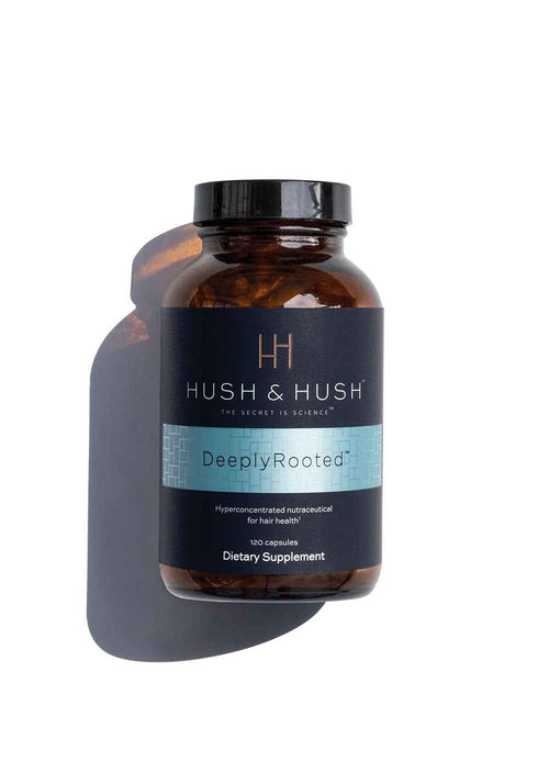 DeeplyRooted de Hush and Hush, complemento capilar con biotina 5 mg, zinc y selenio